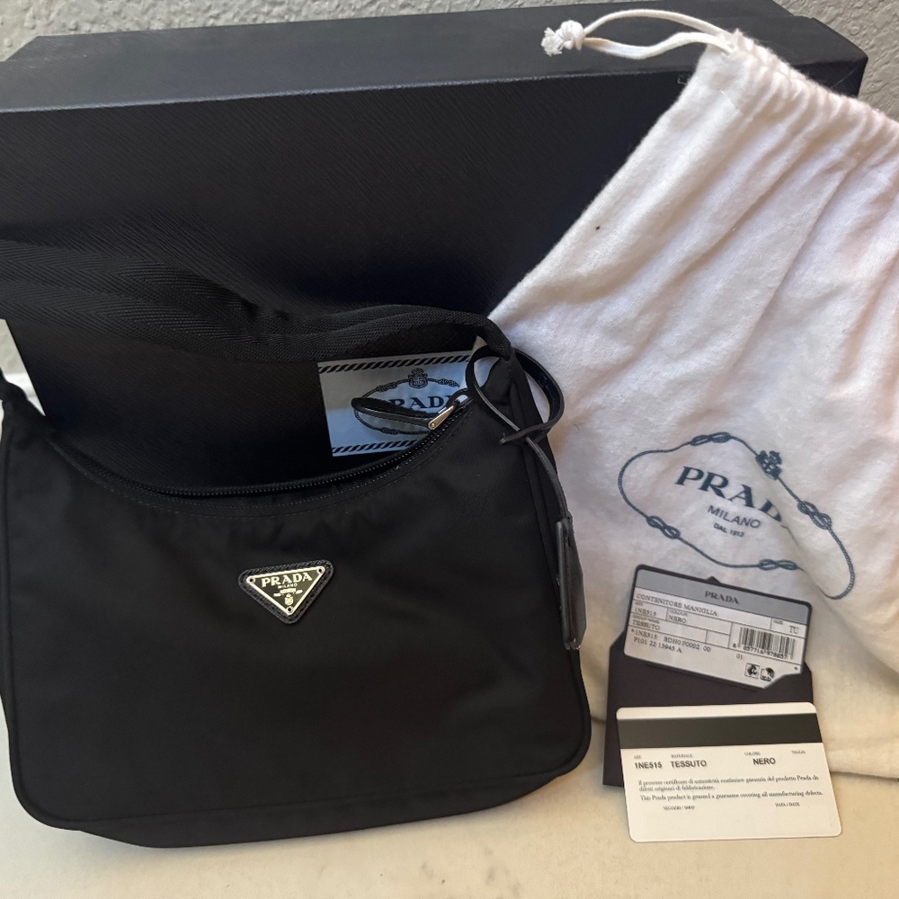 Authentic Prada re-edition 2000 mini bag